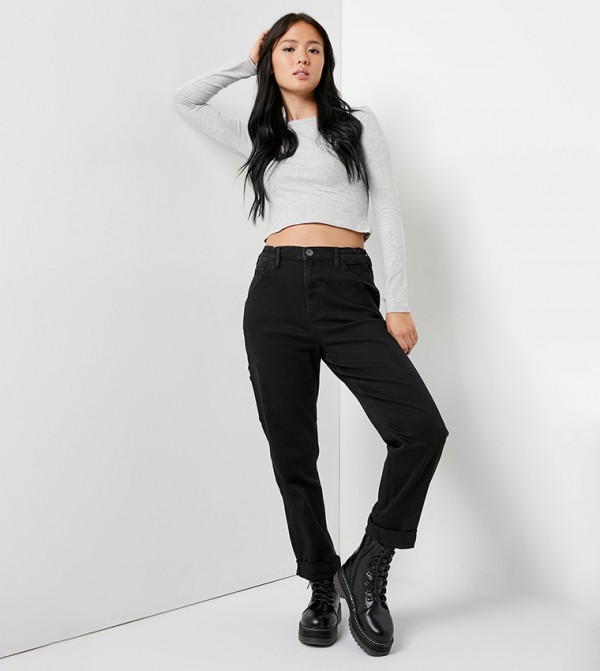 اردين اردين - أسود Mom Jeans