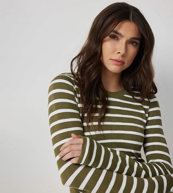 Ardene Ardene - Khaki Tops & Blouses