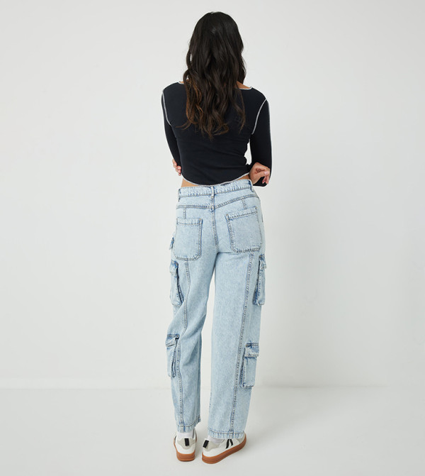 Ardene  Jeans - Blue Wide Leg