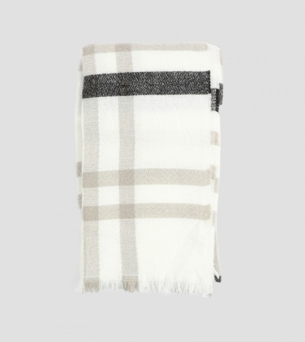 Ardene  Scarves - White Blanket Scarves