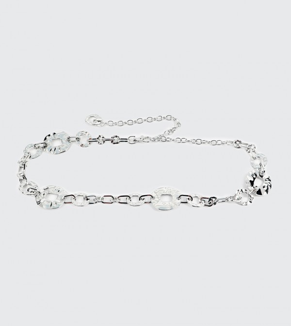 Ardene  Belts - Silver Non Leather Belts