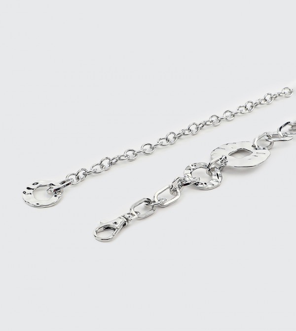 Ardene  Belts - Silver Non Leather Belts