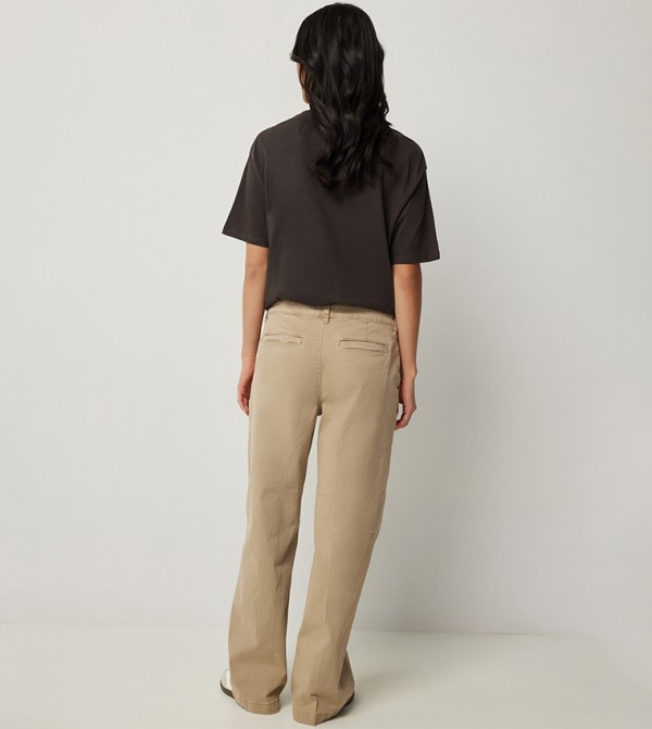 Ardene  Clothing - Beige Casual Pants