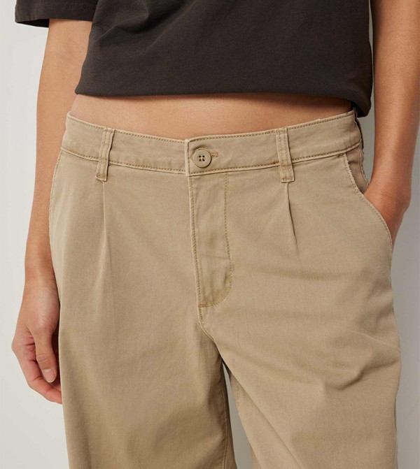 Ardene  Clothing - Beige Casual Pants