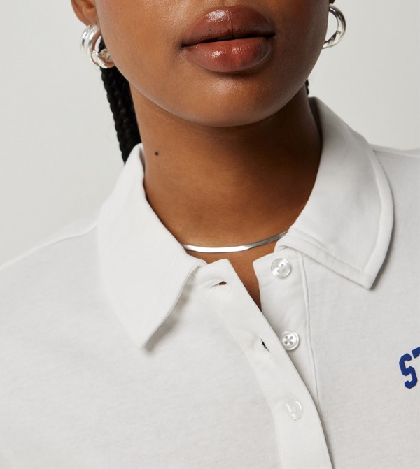 Ardene  - White Polo T-shirts