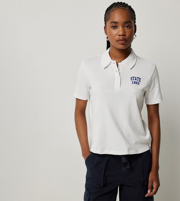 Ardene  - White Polo T-shirts