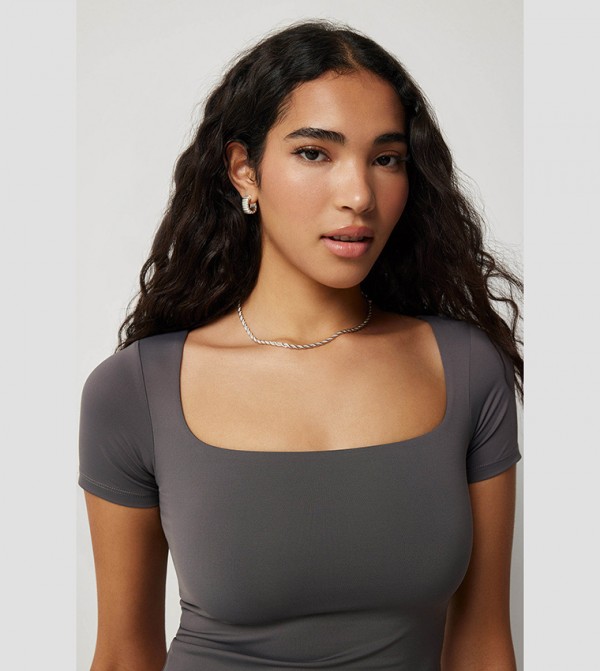 Ardene Ardene - Grey Cropped Tops