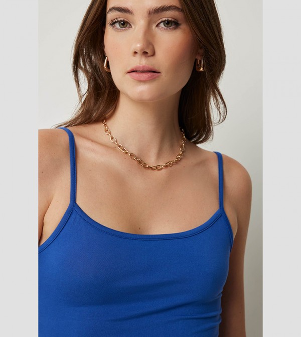 اردين  بلوزات - أزرق Sleeveless Tops