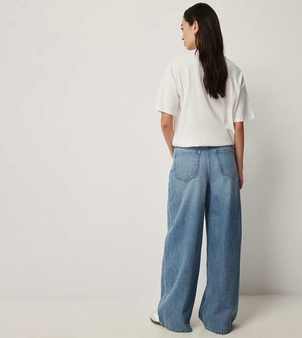 Ardene Ardene - Blue Wide Leg Jeans