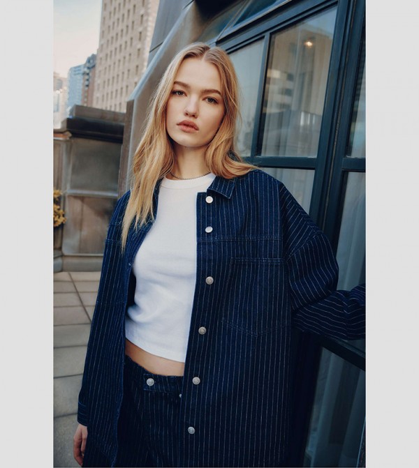 Ardene Ardene - Navy Denim Jackets