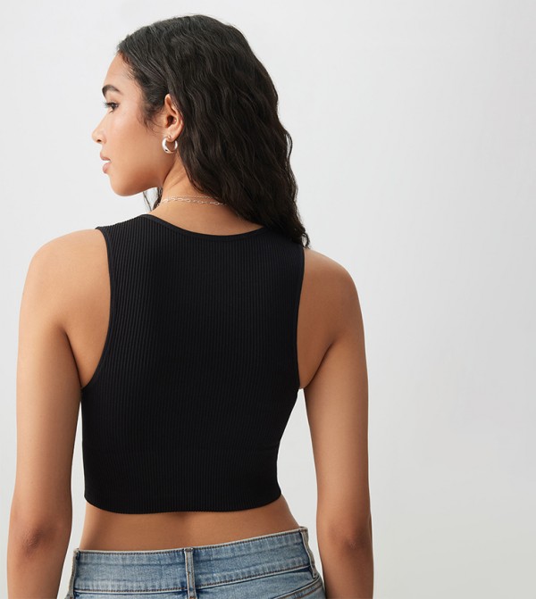 اردين اردين - أسود Sleeveless Tops