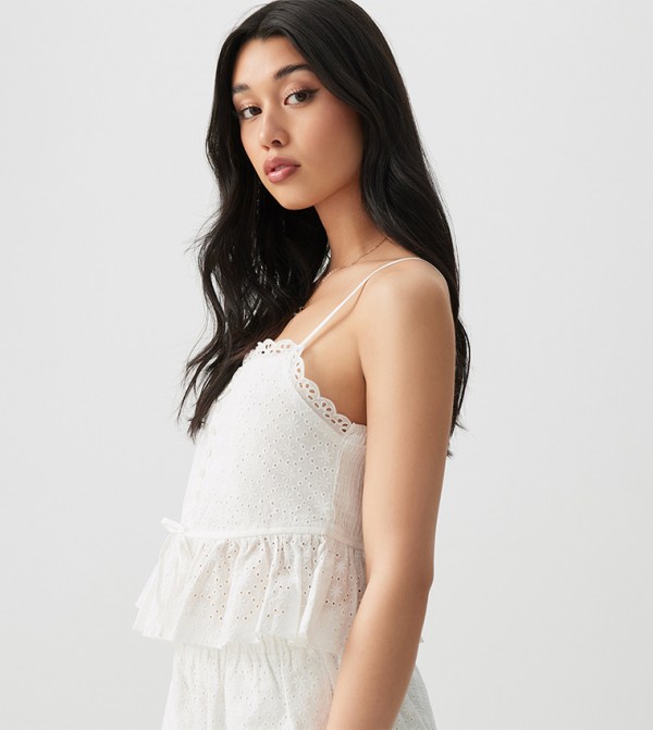اردين اردين - أبيض Sleeveless Tops
