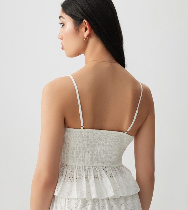 اردين اردين - أبيض Sleeveless Tops