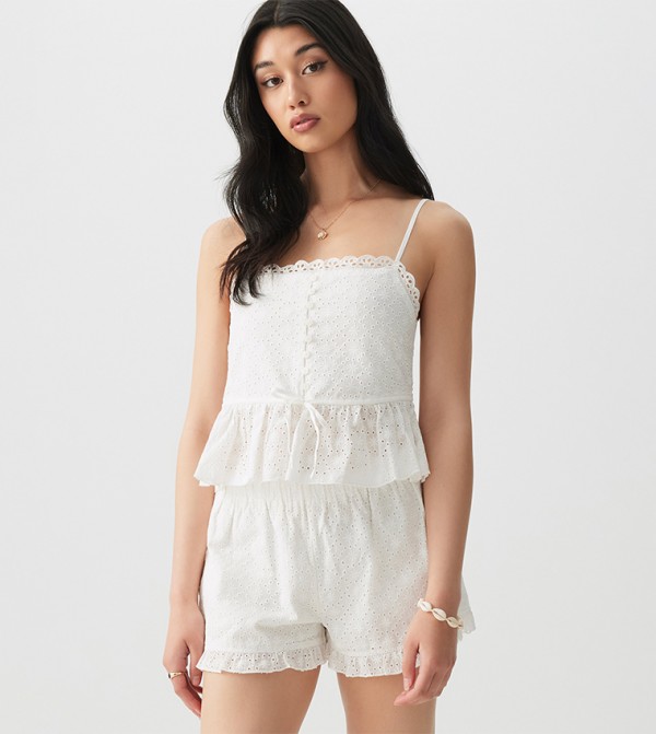 اردين اردين - أبيض Sleeveless Tops
