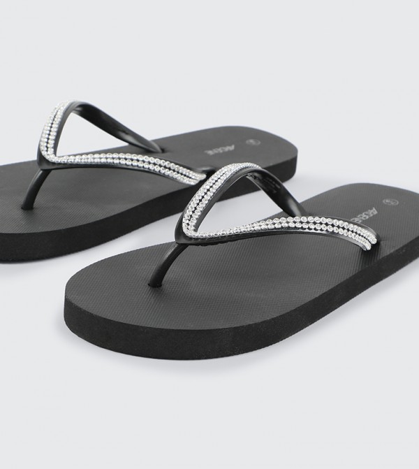 Ardene  - Black Flip-Flops