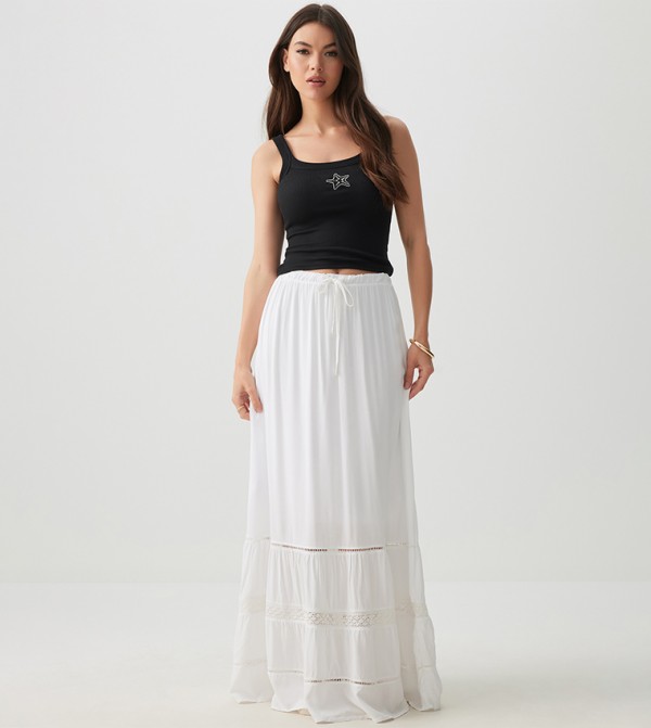 Ardene  - White Maxi Skirts