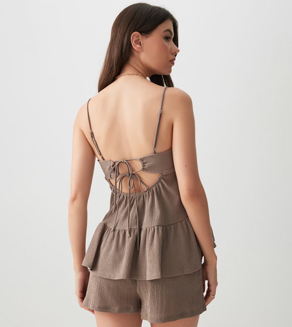 Ardene Ardene - Brown Sleeveless Tops