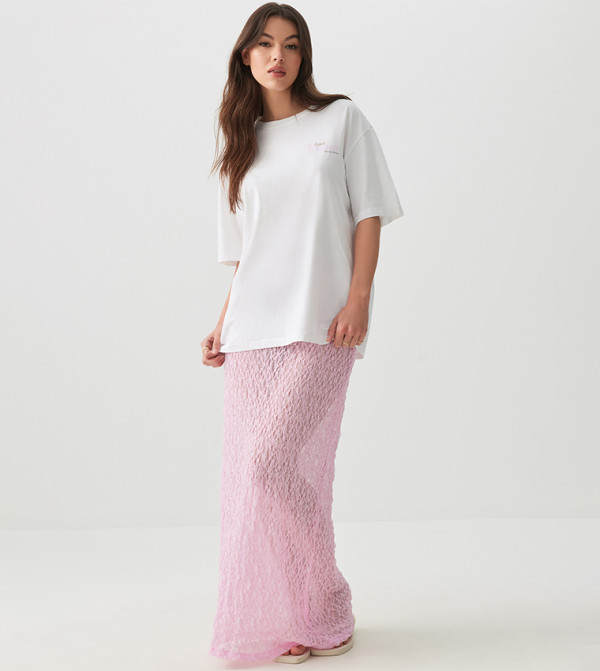 Ardene Ardene - White Short Sleeve T-Shirts