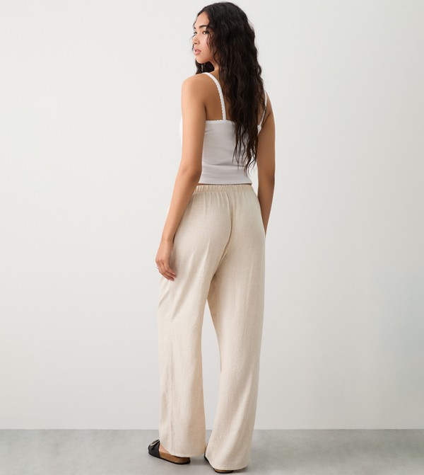 Ardene Ardene - Beige Casual Pants