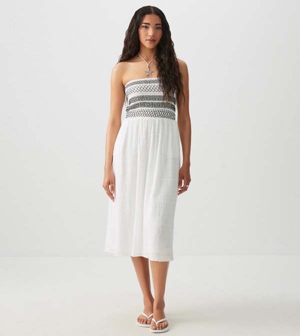 اردين اردين - أبيض Midi Dresses