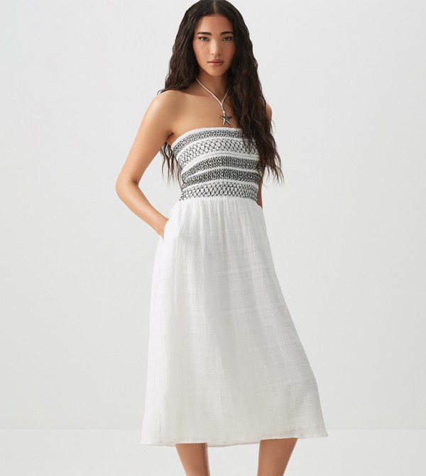 اردين اردين - أبيض Midi Dresses