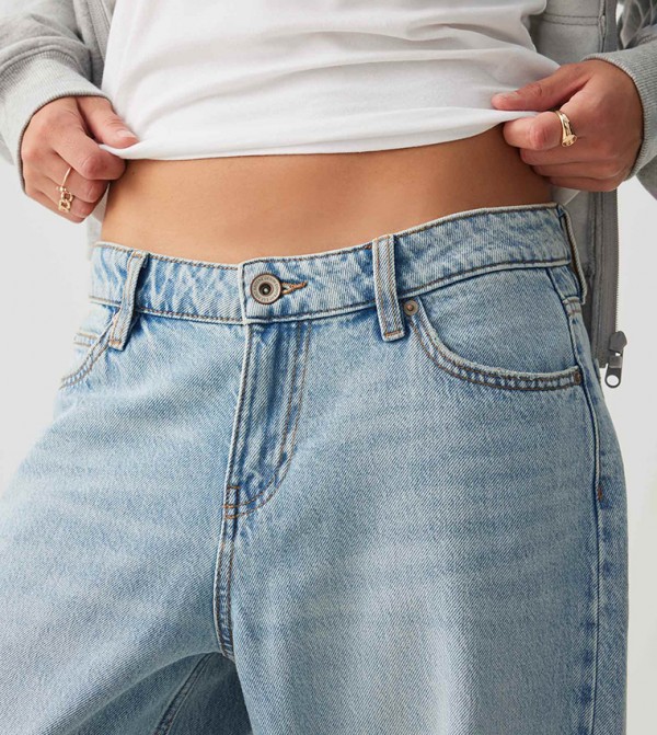 اردين  بناطيل جينز - أزرق Wide Leg Jeans