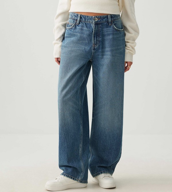 اردين  بناطيل جينز - أزرق Straight Jeans