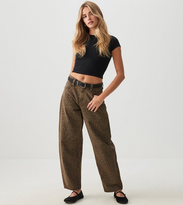 اردين  بناطيل جينز - بني  Straight Jeans