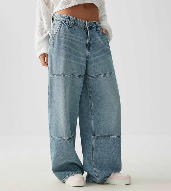 Ardene Ardene - Blue Wide Leg Jeans