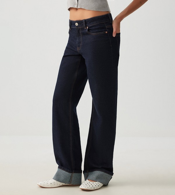 اردين  ملابس - أزرق Wide Leg Jeans