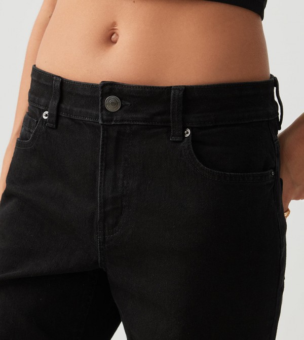 Ardene  Jeans - Black Wide Leg Jeans