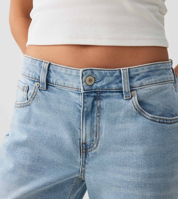 اردين  بناطيل جينز - أزرق Wide Leg Jeans