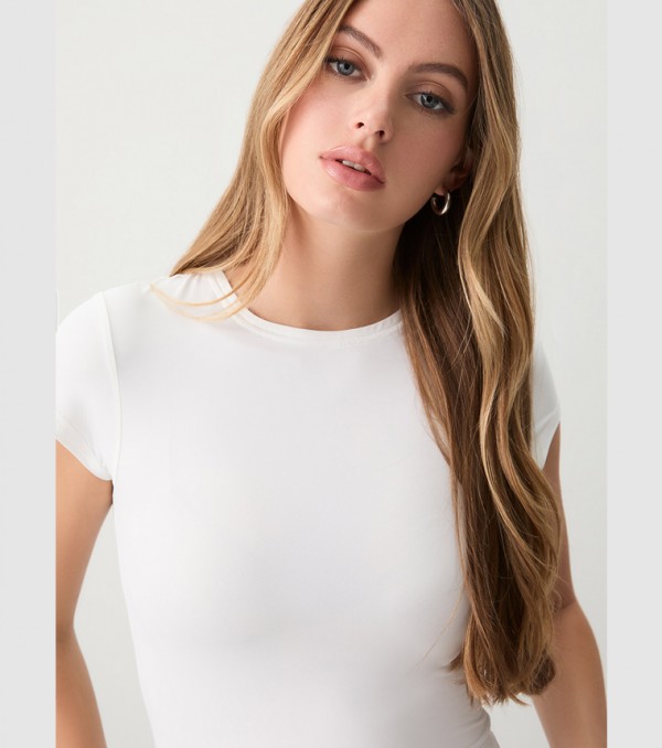 Ardene Ardene - White Short Sleeve T-Shirts