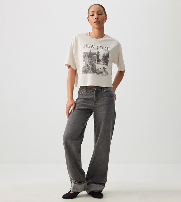 اردين  - أوف وايت  Short Sleeve T-Shirts