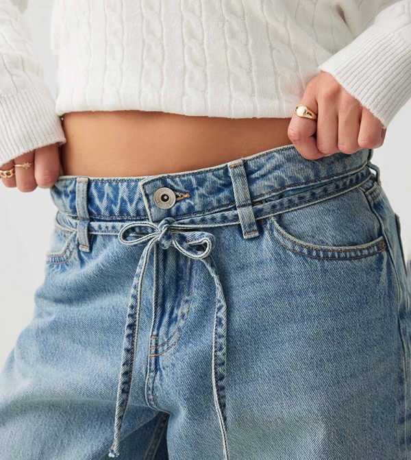 Ardene Ardene - Blue Wide Leg Jeans