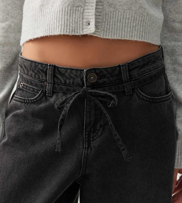 اردين  بناطيل جينز - أسود Wide Leg Jeans