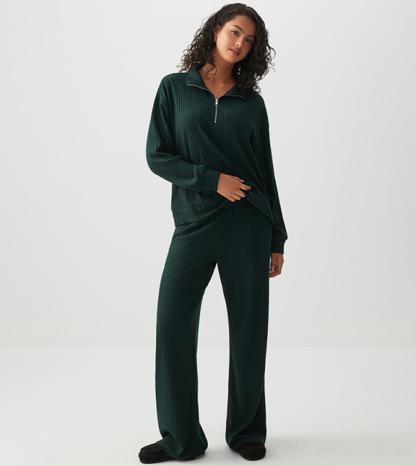 Ardene  Clothing - Green Casual Pants
