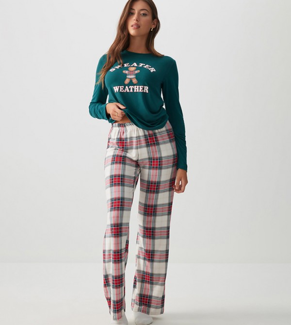 اردين اردين - أخضر Pyjama Set