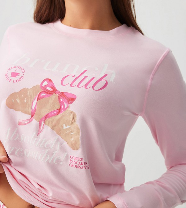 Ardene Clothing - Pink Pyjama Set