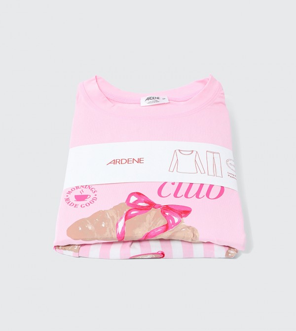 Ardene Clothing - Pink Pyjama Set
