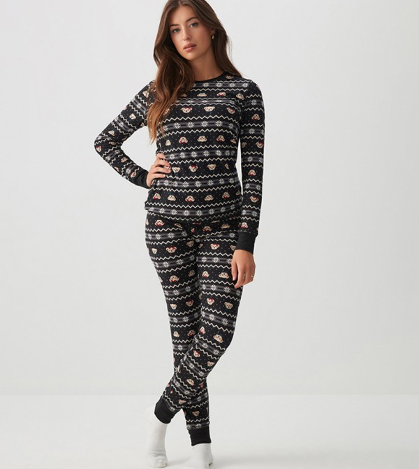 اردين اردين - أسود Pyjama Set