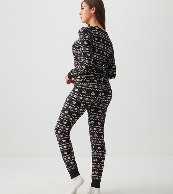 اردين اردين - أسود Pyjama Set