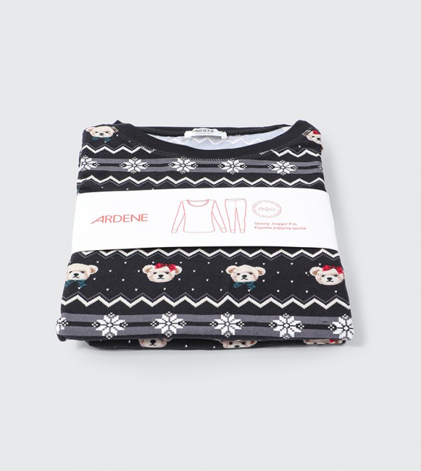 اردين اردين - أسود Pyjama Set