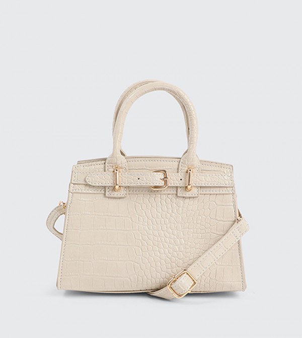 Ardene Ardene - Beige Satchel Bags