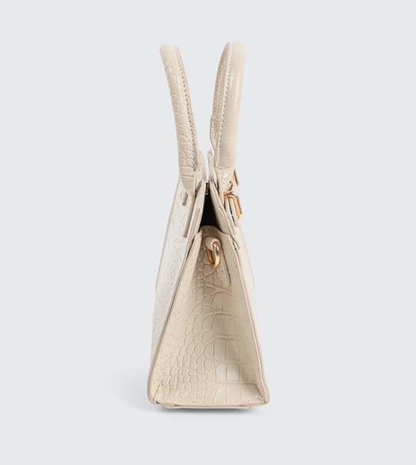 Ardene Ardene - Beige Satchel Bags