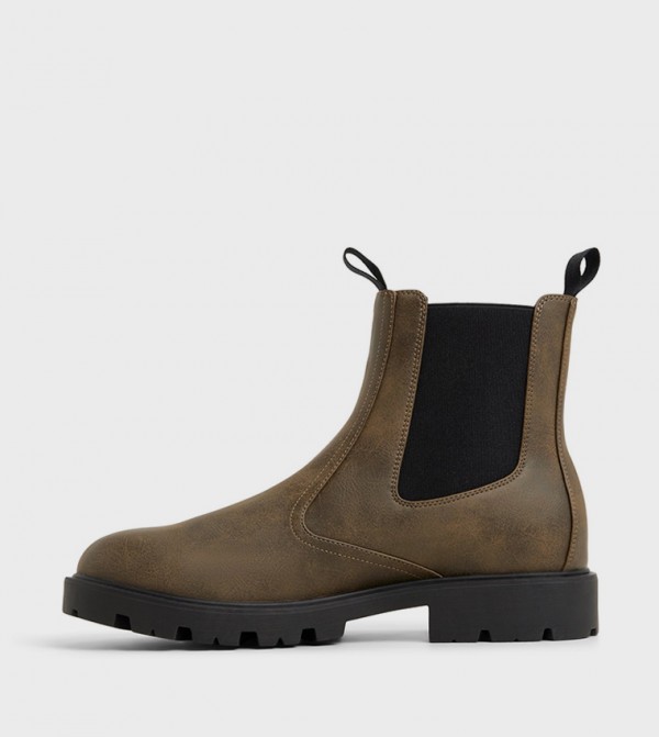 Call it Spring Chelsea Boots - Green Chelsea Boots