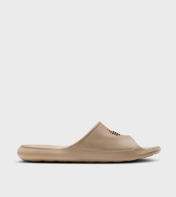 Nike  Flip flops and Slides - Beige Slides