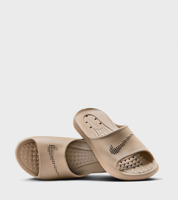 Nike  Flip flops and Slides - Beige Slides
