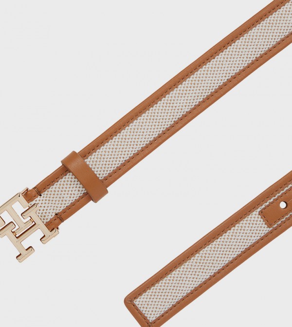 تومي هيلفيغر  أحزمة - بني  Leather Belts