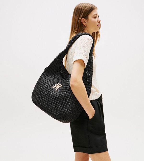 Tommy Hilfiger  Hobo Bags - Black Hobo Bags